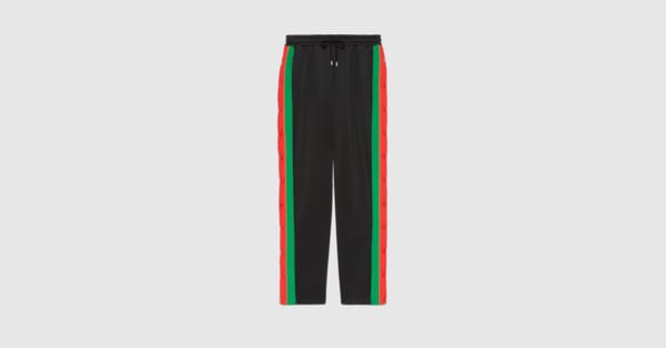 20SS GUCCI ヘリンボーン タックパンツ カフパンツ 591056 www