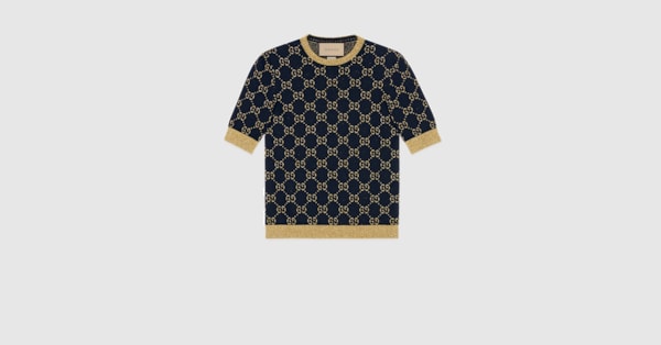 GUCCI GG ラメ ジャカードトップ　新品 GUCCI GG ラメ ジャカードトップ 新品 - メルカリ