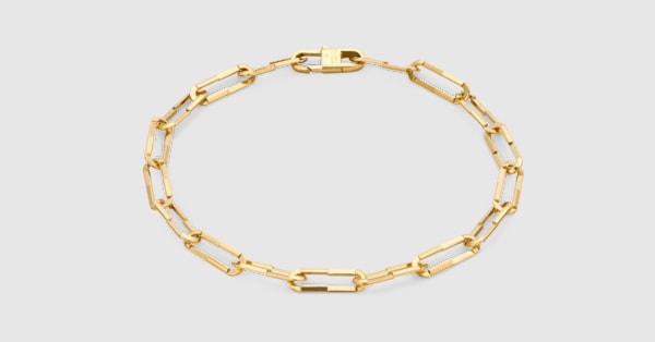 Gucci Link to Love 18k bracelet in 18k yellow gold | GUCCI® US