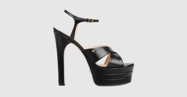 Gucci platform store heels