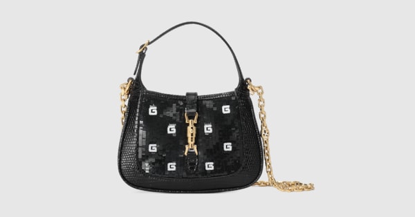 GUCCIグッチバックストラップパンプスゴールドスパンコール