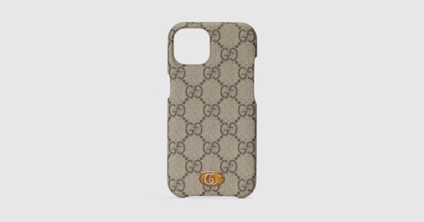 Ophidia case for iPhone 15 Pro Max in beige and ebony Supreme