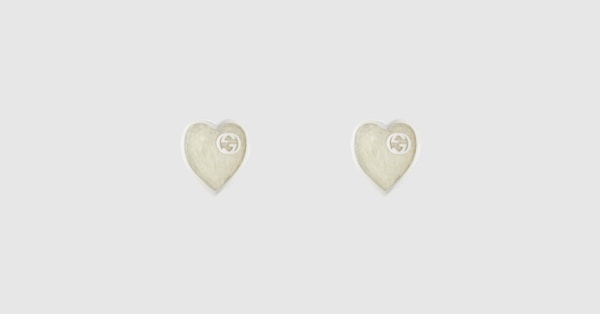 Gucci love deals heart earrings