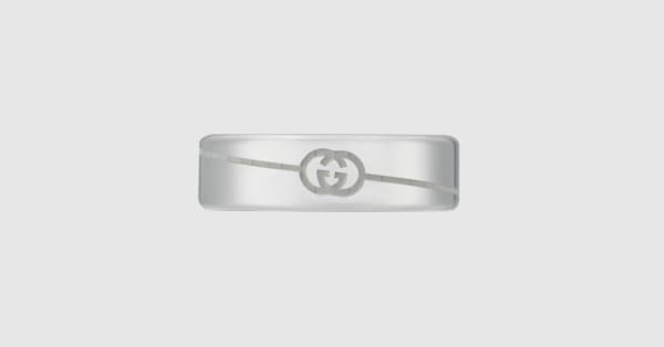 Gucci Signature Ceinture Gucci Femme Diamant Bague Avec Détail GG