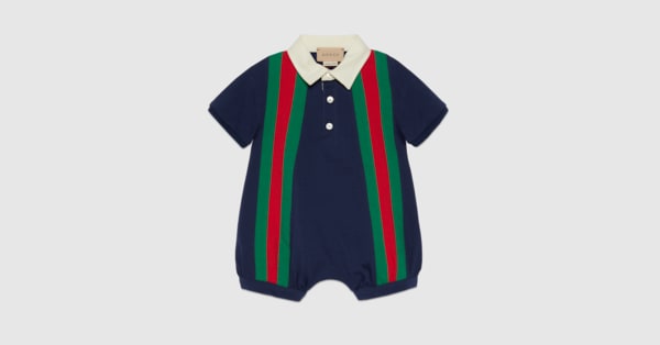 ギフトにも♪【GUCCI】ベビー ロゴ ロンパース セット (GUCCI