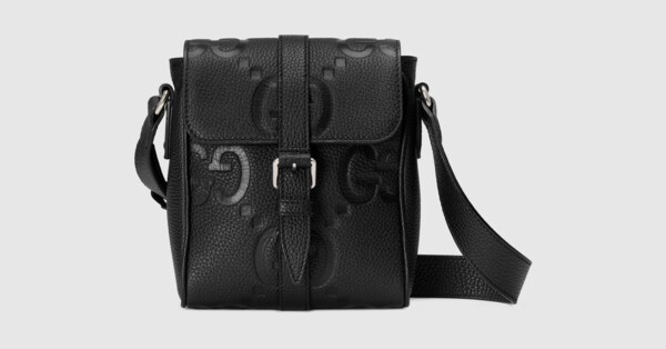 Gucci black best sale messenger bag