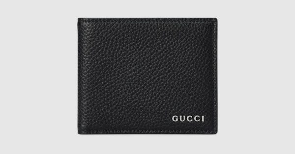 ⭐美品⭐GUCCI アビー ブラックレザー 二つ折り財布　ウォレット ダブルG 二つ折りウォレット ・ブラック＆レッド レザー | GUCCI公式