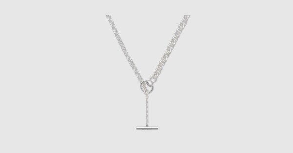 Mens gucci necklace shop silver