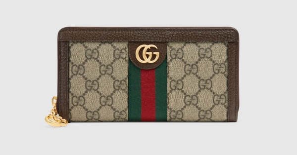 GG Supreme Ophidia Zip Around Wallet Zip Around Closure | GUCCI® US