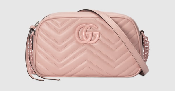 Gucci marmont camera shop bag dusty pink