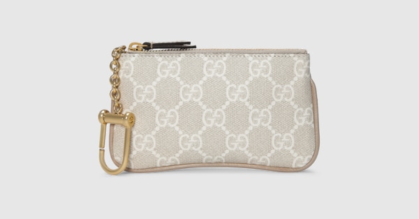 Gucci オフィディアGGキーケース 箱付き Ophidia key case in beige and white Supreme | GUCCI® US