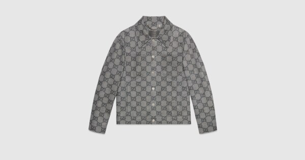 Gucci Long Sleeve Black with Green GG Print
