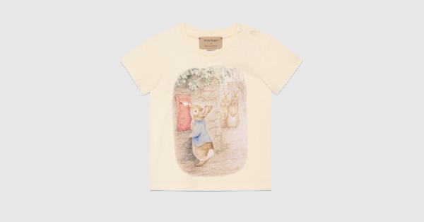 Peter Rabbit™ x Gucci T-Shirt in elfenbein | GUCCI® AT