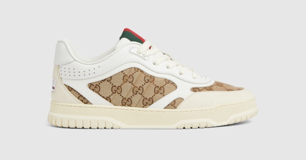 Baskets Gucci Re-Web pour homme en toile Original GG GUCCI® FR