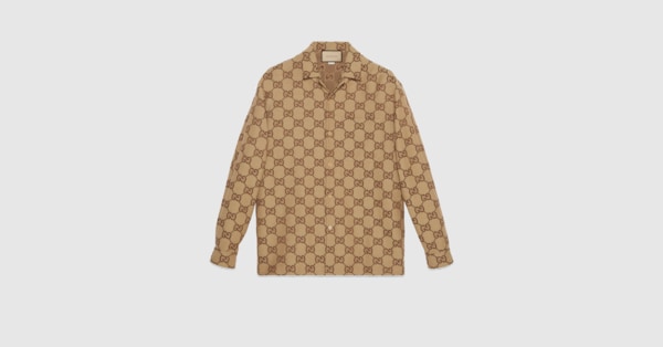 GUCCIシャツ グッチ メンズ ウェアマキシ GGキャンバス シャツ | GUCCI® JP