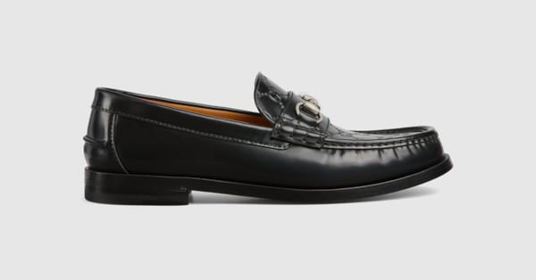 Gucci slip on loafers mens on sale