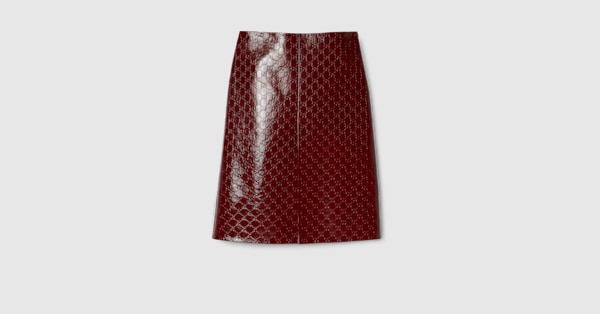 25新作 グッチ コットン ウール ミッドレングス スカート レディース ミディ&ロングスカート | GUCCI公式