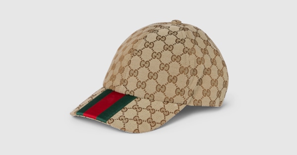 Original GG canvas baseball hat in beige and ebony | GUCCI® US
