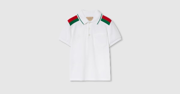 最終価格✴GUCCI　KIDS、グッチキッズ、ポロシャツ、アップル 784109_XJGNC_9250_001_100_0000