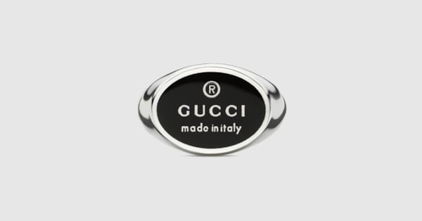 【返品?交換対象商品】 Trademark oval US GUCCI® | silver sterling 925 in ring 花瓶・フラワースタンド