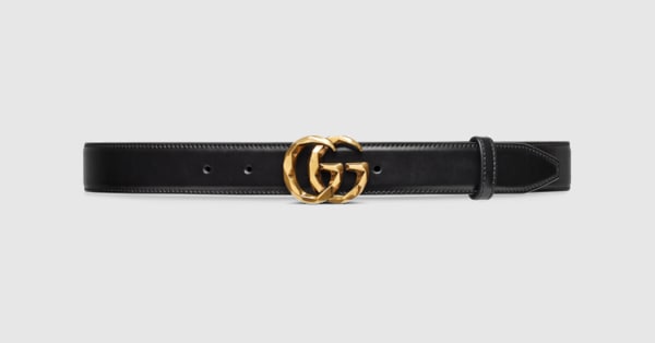 Gucci black shoelace belt best sale