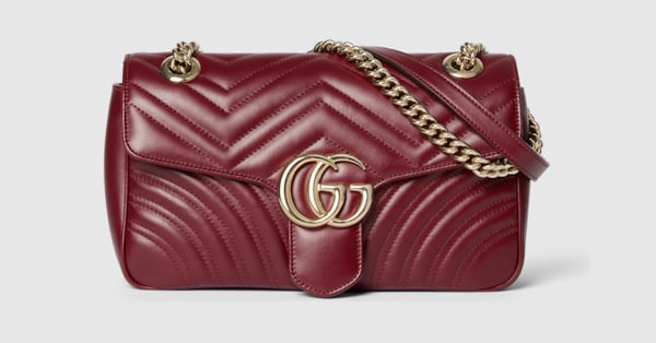 Gucci marmont black red sale