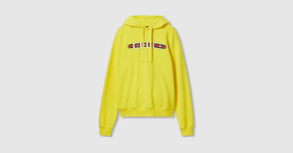 Gucci yellow sweatshirt best sale