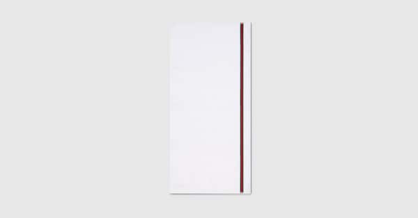 GUCCI フェイスタオル Cotton blend sports towel with Web in white | GUCCI® US