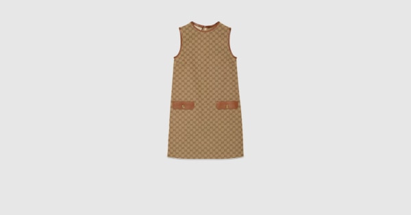 Gucci Abito con colletto ricamato 717136-ZALJH