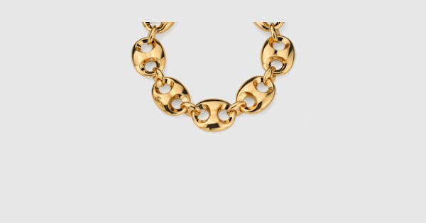 グッチ マリーナチェーン Gucci Marina Chain necklace in gold-toned metal | GUCCI® US