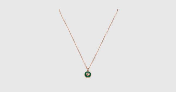 Gucci Interlocking 18k chain necklace in 18k rose gold