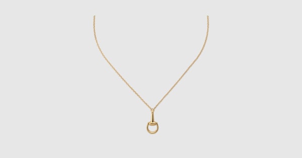ホースビット〕18K チェーン ネックレス ・18K イエローゴールド