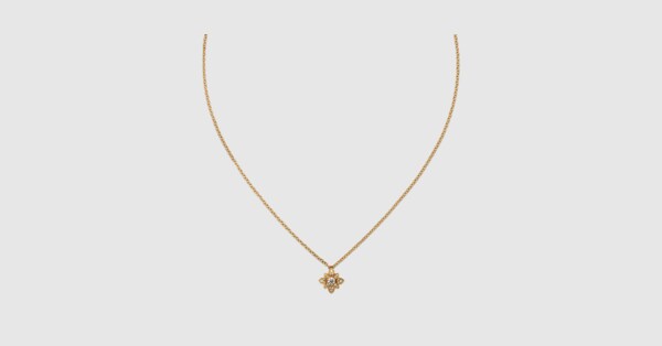 グッチ フローラ〕日本限定 18K チェーン ネックレス ・18K イエロー
