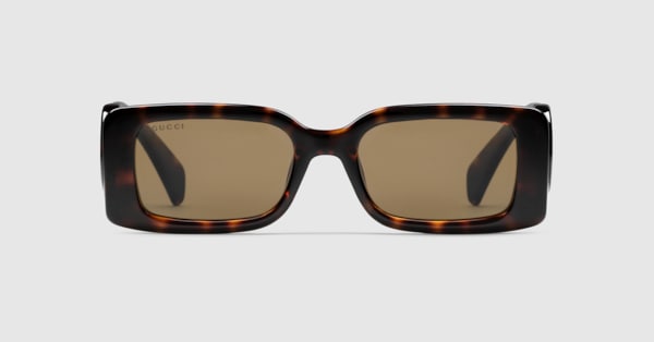 サングラス GUCCI SS23 CAT EYE SUNGLASSES (733344 J07401080) Cat-eye sunglasses in black acetate | GUCCI® US