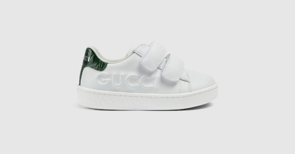 GUCCI Baby Ace Sneaker White Leather