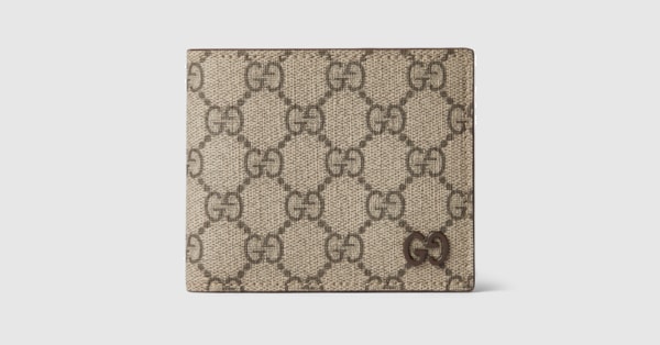 GUCCI★GG Supreme ファブリック&レザーウォレット GUCCI GG Supreme(グッチ GG スプリーム) 財布・雑貨(メンズ