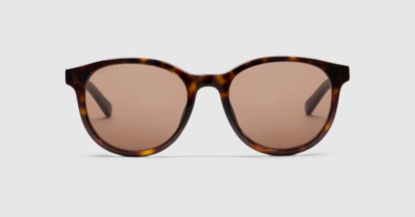 ラウンドフレーム サングラス（アジアン フィット） ・ダークトータス