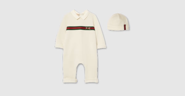 Fille Vetement Bebe Gucci Ensemble Cadeau Deux Pièces En Coton