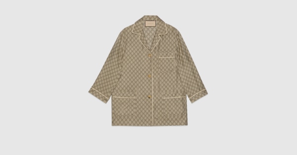 グッチ GUCCI 752917 ZANXO S／Sシャツ すぐ届く Gucci グッチ GG リネン シャツ セットアップ可 (GUCCI