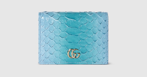 小物 FW2000 MIU MIU PYTHON WALLET miu_WALLET_pinkcats_white_leat