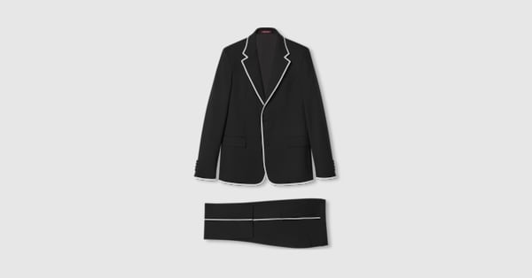 Wool suit in black | GUCCI® US
