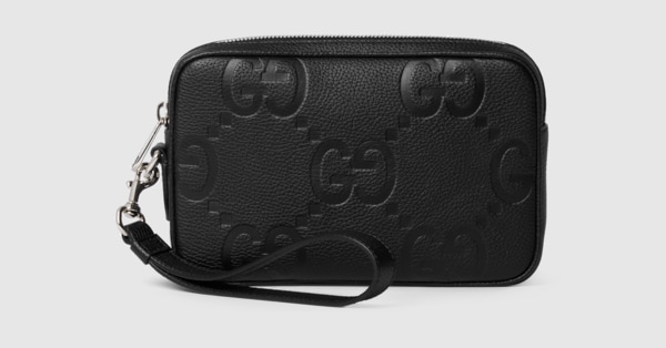 GUCCI ブラック ナイロン ポーチ