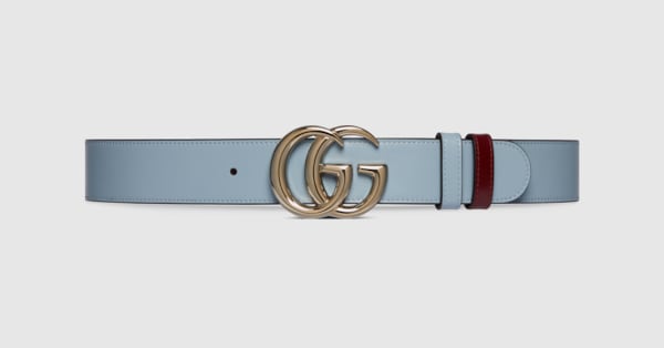 Red gucci signature belt online