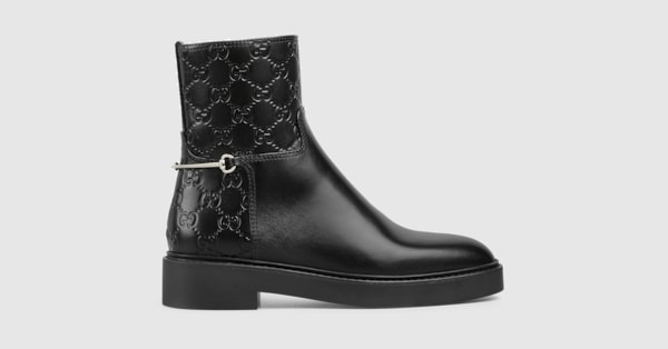 Gucci black boots hot sale