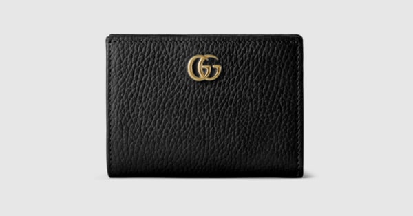 【関税・送料無料】Gucci ブラックレザーウォレット グッチ GUCCI 財布 （ブラック） -ファッション通販 FASHION WALKER