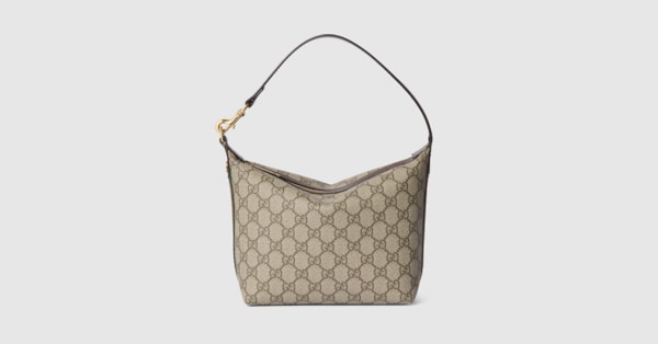 Gucci linea large gg supreme canvas hobo bag online