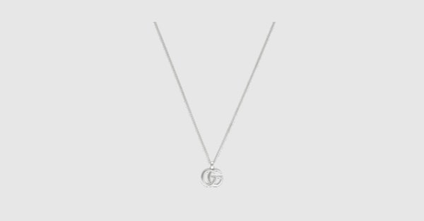 ダブルG ペンダント ネックレス ・スターリングシルバー | GUCCI公式
