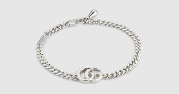 GG Marmont chain bracelet in 925 sterling silver | GUCCI® US