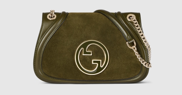 ショルダーバッグ・ポシェット GUCCI BLONDIE SMALL SHOULDER BAG DARK GREEN GUCCI Gucci Blondie small shoulder bag | REVERSIBLE