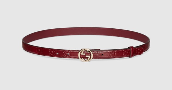 Red 2024 Gucci belt